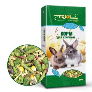 Корм для Кроликов 500г Триол Е075