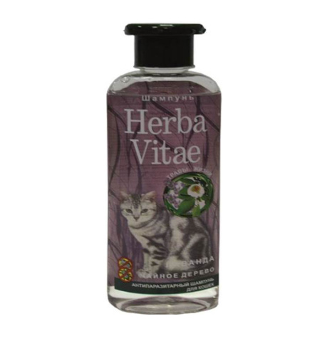 «Herba Vitae» антипаразитарный шампунь для кошек 250мл