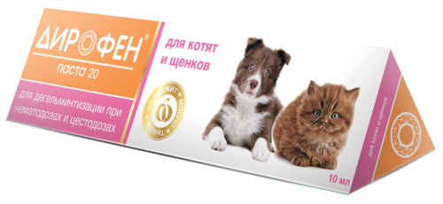 Дирофен - паста для щенков и котят