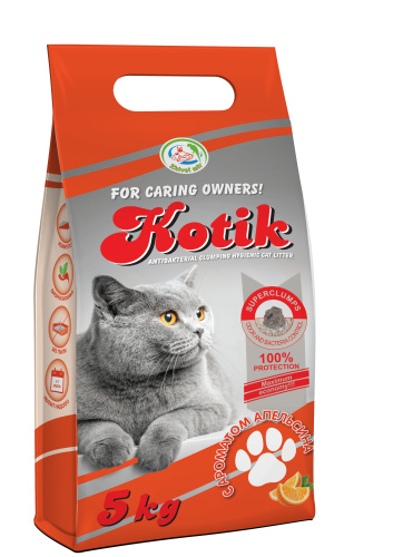 мокап Котик 5кг апельсин