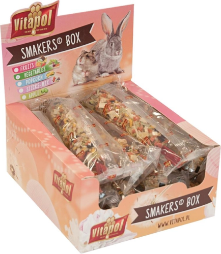 3130 SMAKERS BOX OWOCOWY DLA GRYZONI I KROLIKA 12szt box