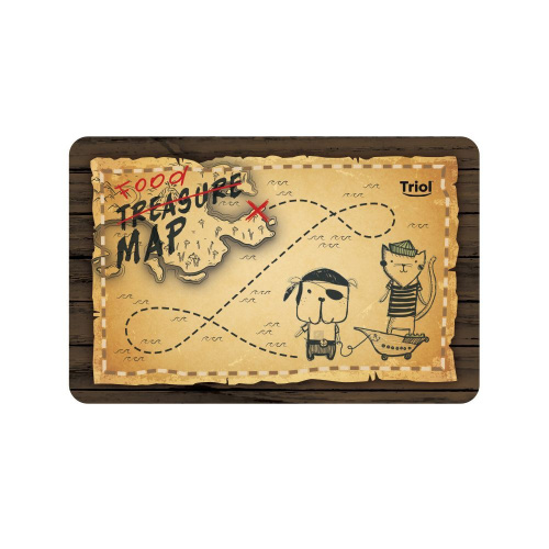 30211021 Коврик под миску Пираты, 430x280мм, Triol
