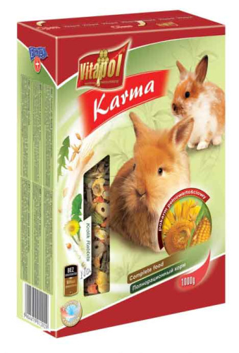 1202 POKARM KARMEO DLA KROLIKA 1000g