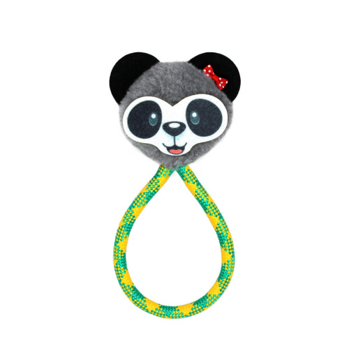 sh-08131 Дразнилка для собак Пандочка  наплетеном шнуре