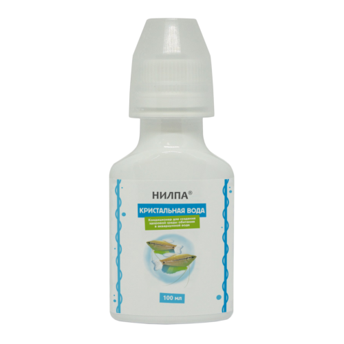 Кристальная вода 230мл, Кондиционер для создания здоровой среды обитания в аквариумной воде