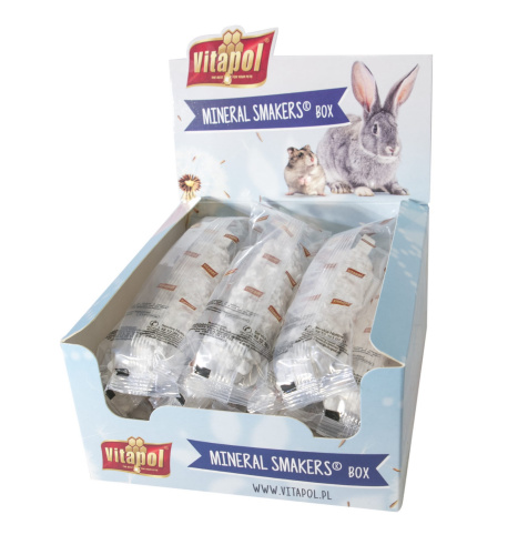 3140 SMAKERS BOX-SMAKERS WAPIENNY DLA GRYZONI I KROLIKA 12szt box