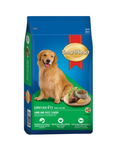 SMARTHEART Корм для взрослых собак,со вкусом ягненка и риса 15 кг