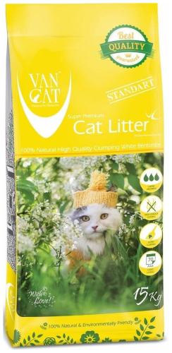 Наполнитель Vancat 0,6mm-4mm NATURAL 15 kg 2