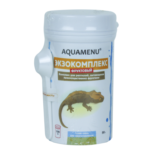 Экзокомплекс для рептилий, питающихся преимущественно фруктами 100 мл (50гр) банка AQUAMENU
