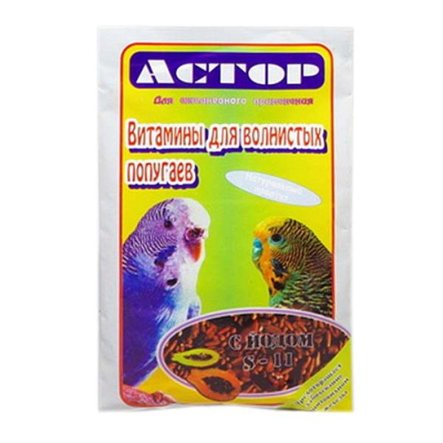 Витамины Астор  йод д птиц  (150шт)