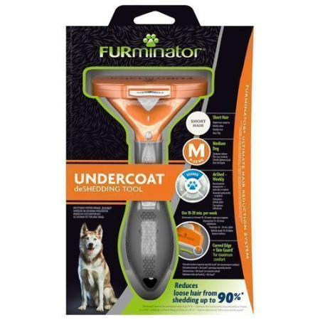 691742 FUR Dog Undercoat M Short Hair 12 YR Инструмент для подшерстка для средних собак с короткой ш