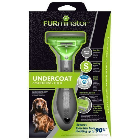 691733 FUR Dog Undercoat S Long Hair 12 YR Инструмент для подшерстка для мелких собак с длинной шерс