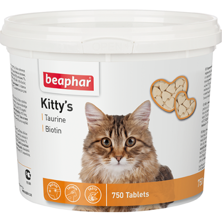Кормовая добавка Kitty's Taurine-Biotin с таурином и биотином для кошек