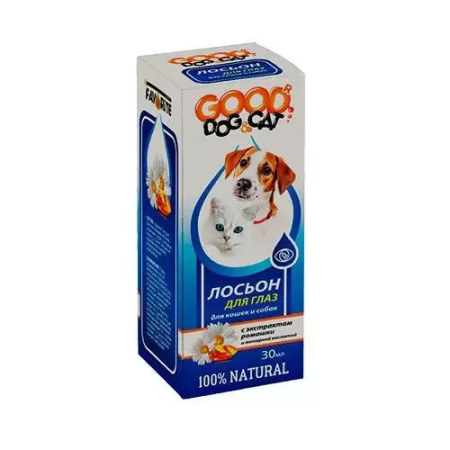 Good Dog&Cat Лосьон для ГЛАЗ для Кошек и Собак 30мл