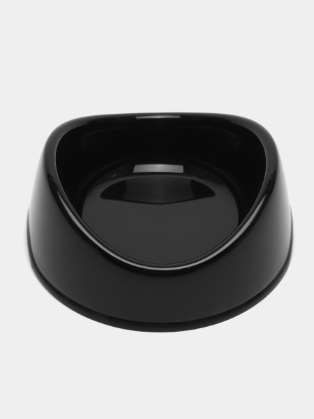 30272036 Миска пластиковая "Инь Ян", черная, 0,25л, Gamma